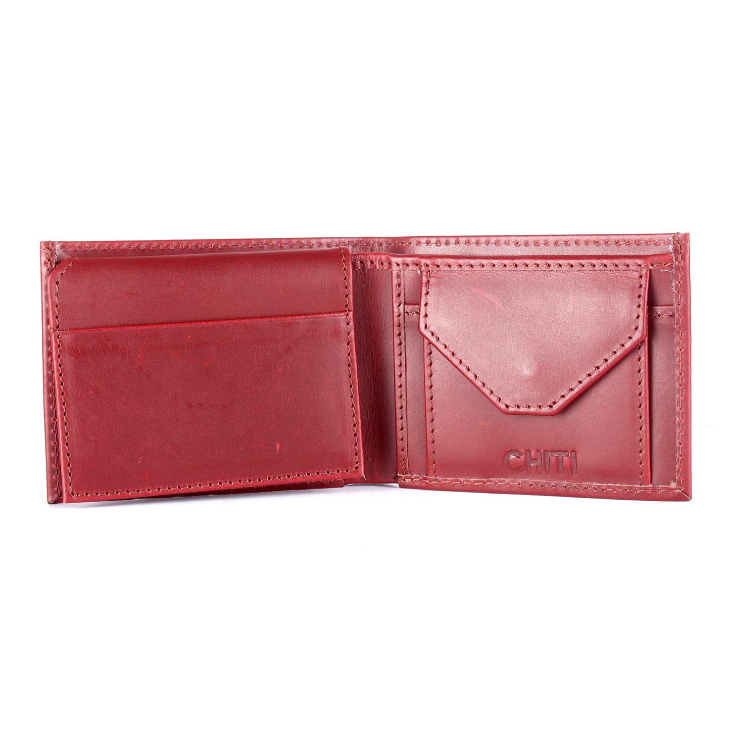 Plain Leather RFID Protected Wallet - Chiti