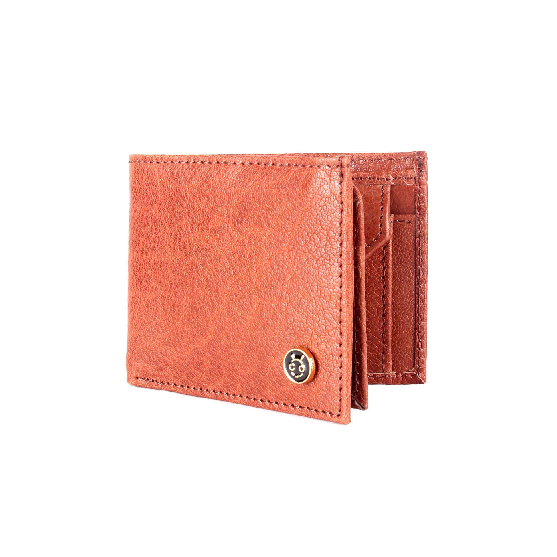 Elephant Pattern RFID Protected Leather Wallet - Chiti