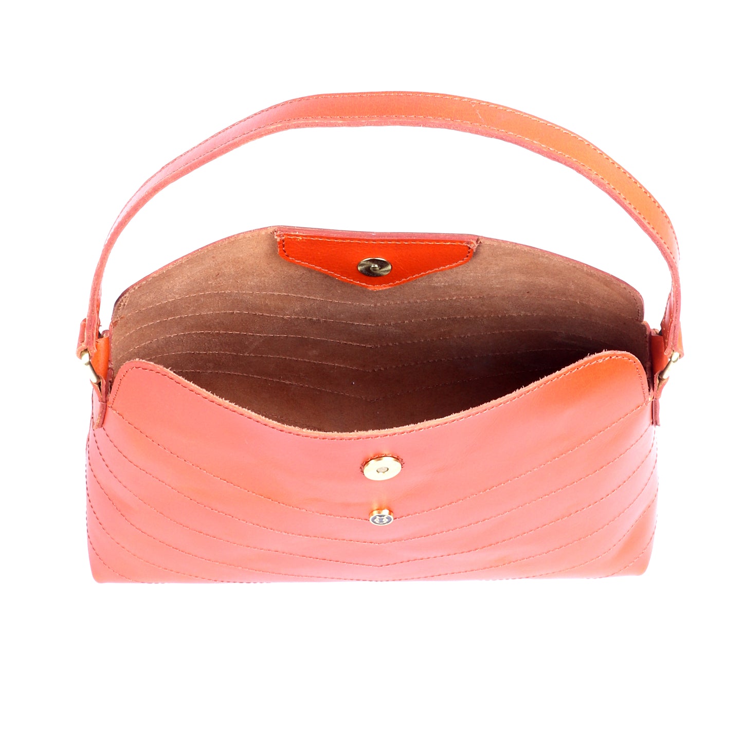 Callisto Tan Brown Leather Satchel - Chiti