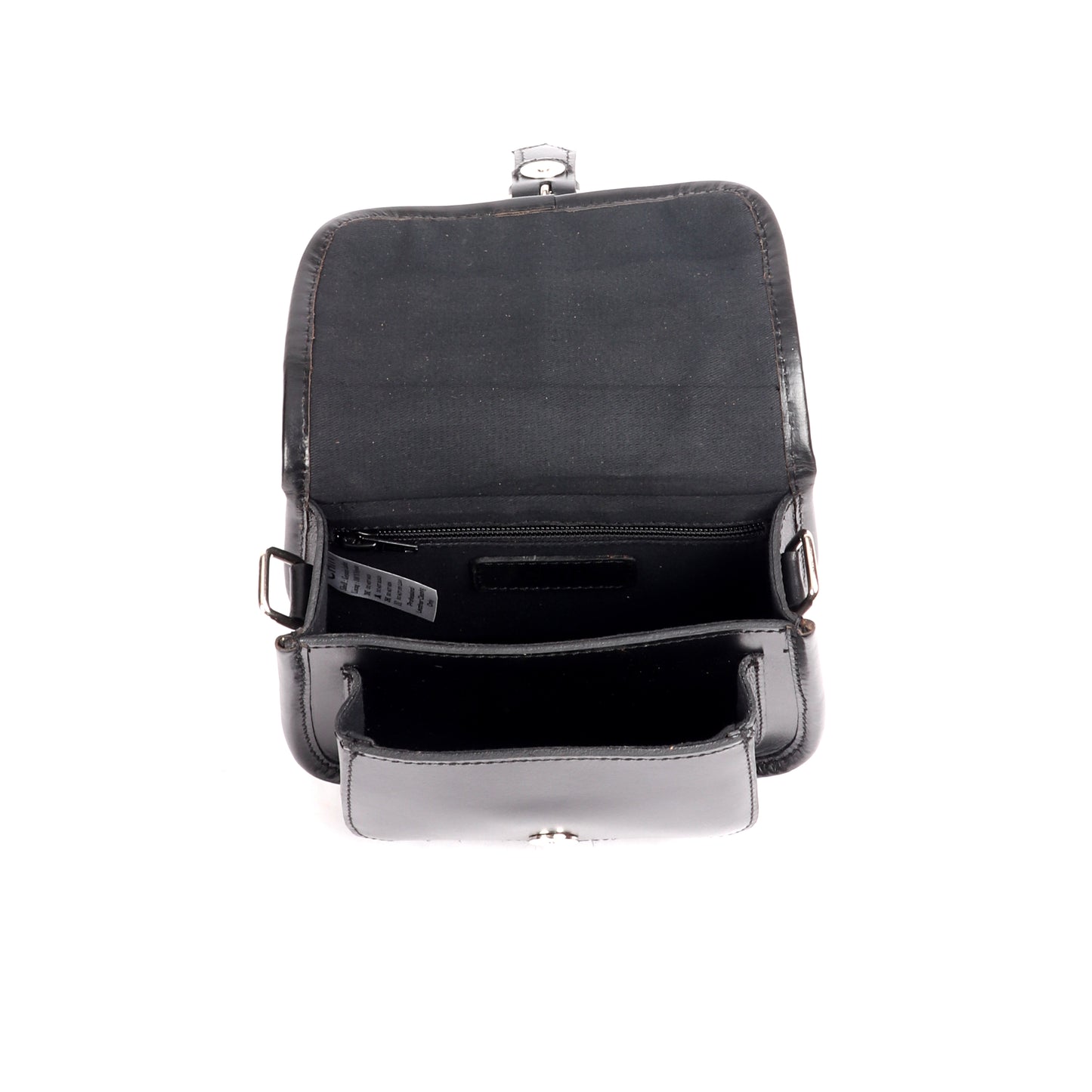 Charon Hair-On Black Leather Satchel - Chiti