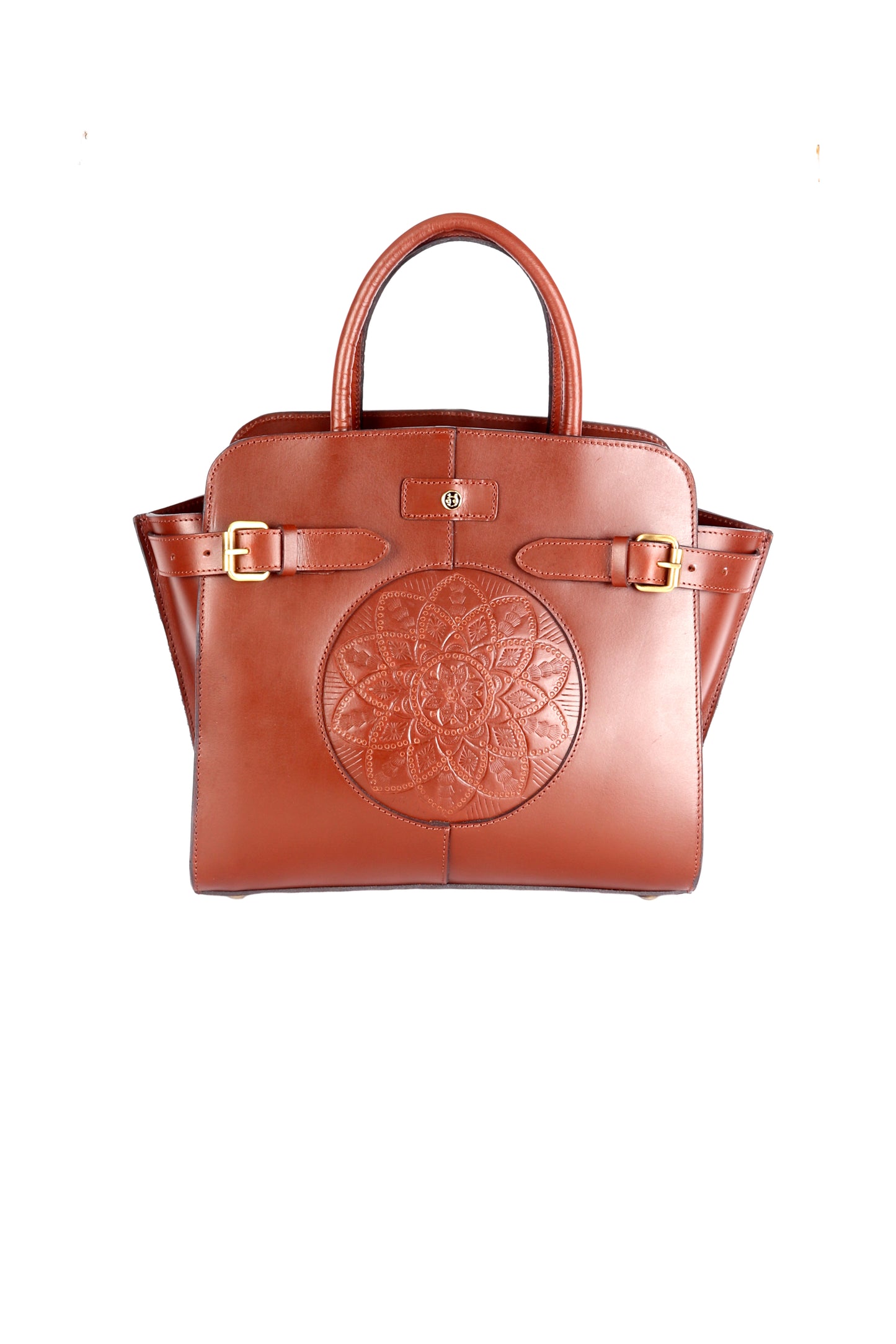 Europa Premium Brown Leather handbag - Chiti