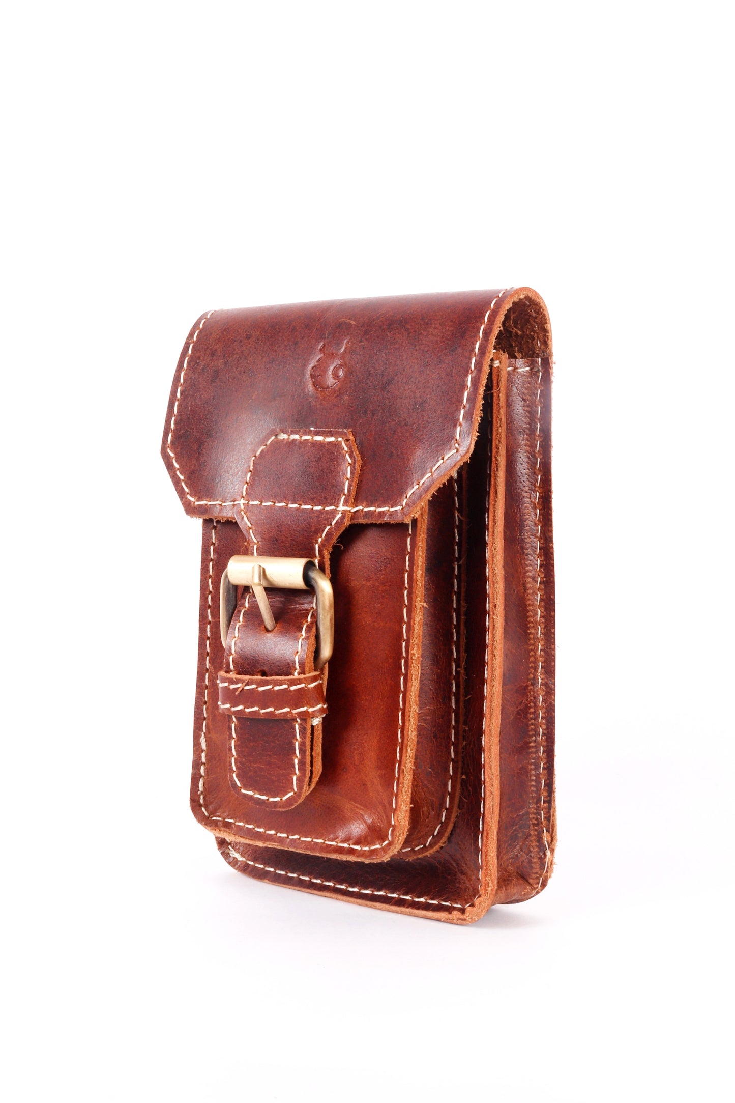 Genuine Leather Mobile Holster Pouch - Chiti