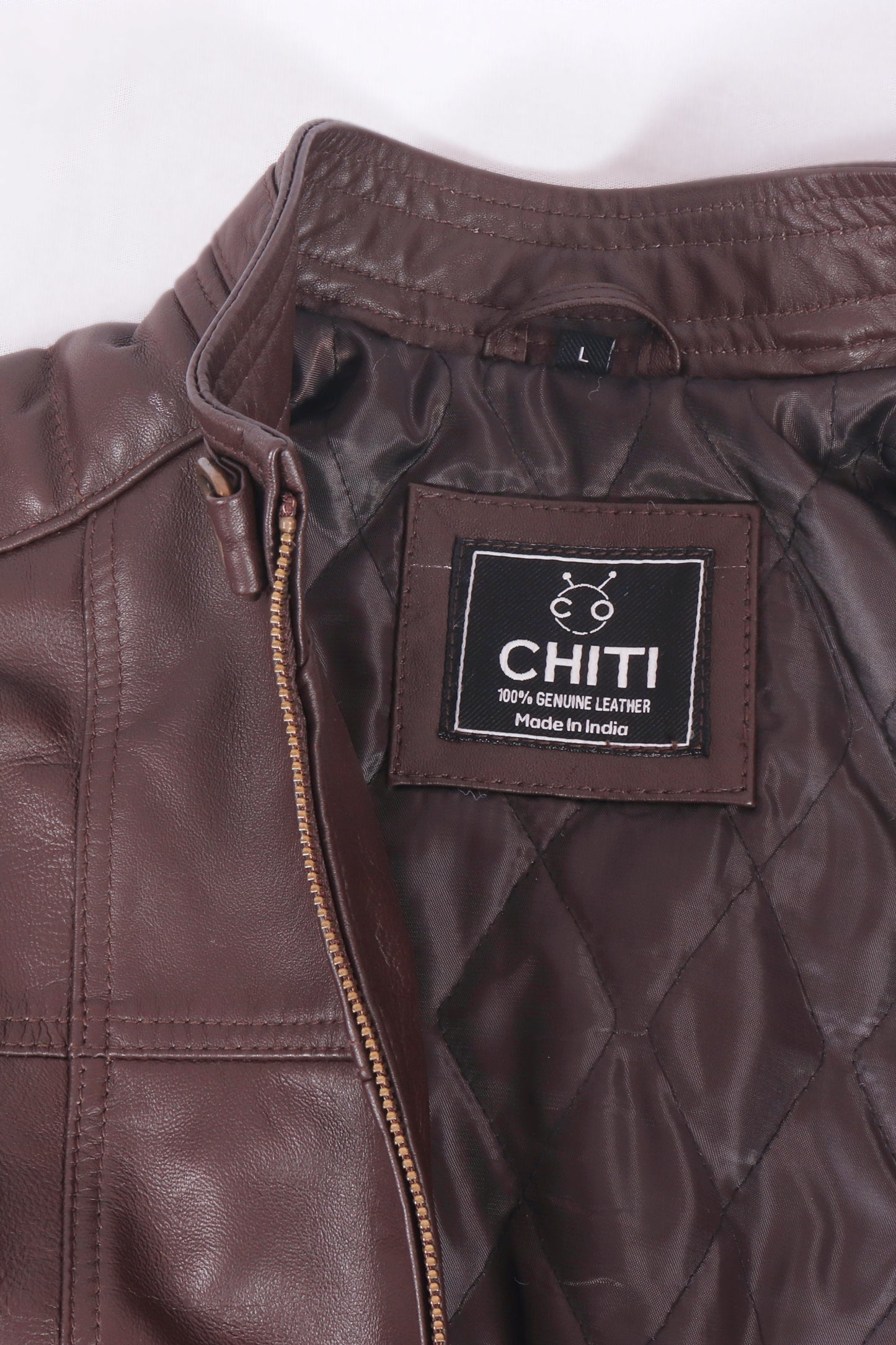 Urban Wrap Brown Leather jacket - Chiti