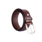 Vintage Brown Leather Belt - Chiti