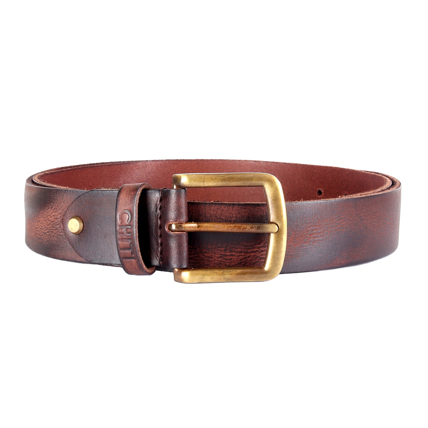 Sahara Saga: Antique Buckle Crushed Leather Belt