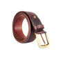 Sahara Saga: Antique Buckle Crushed Leather Belt