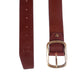 Retro Charm Brown Leather Belt - Chiti