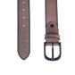 Charcoal Elegance Leather Belt