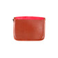 Martian Red Hair-On Leather Satchel