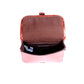 Triton Brown Leather Satchel with Hair-On Red Flap - Chiti