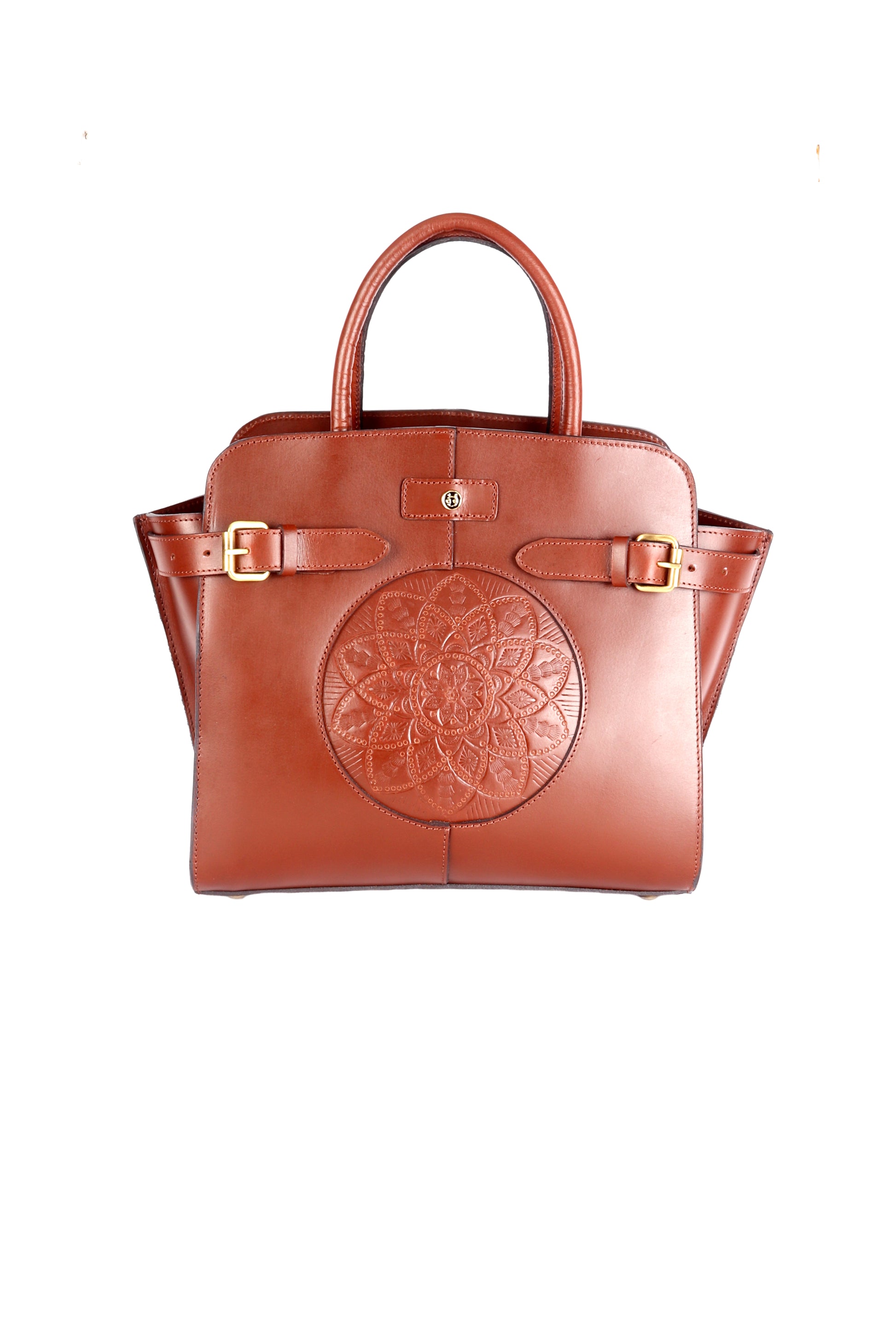 Europa Premium Brown Leather handbag - Chiti