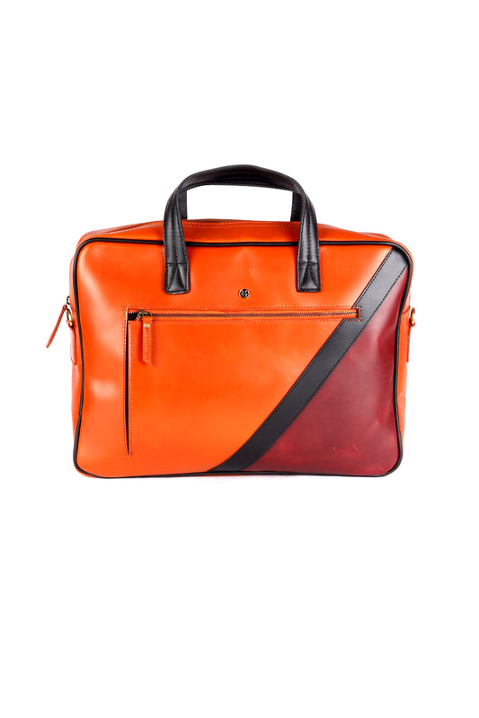 BurgundyBrew Laptop Messenger Bag - Chiti