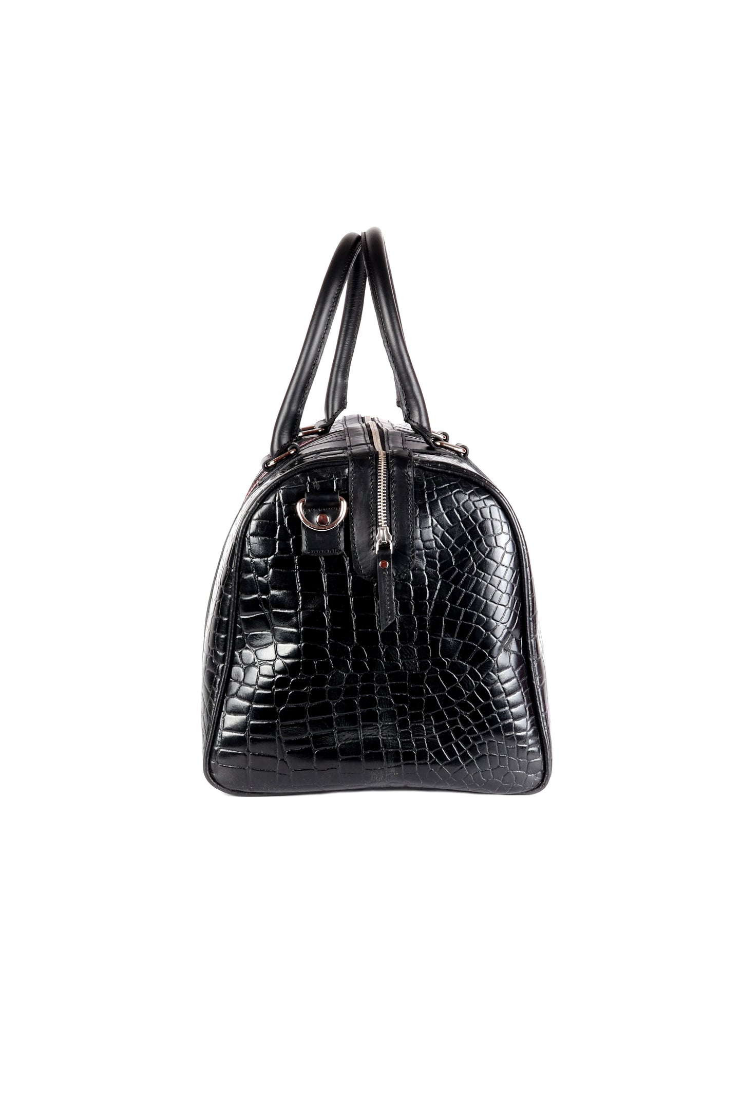 CrocoJet Black Duffle Bag - Chiti