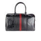 CrocoJet Black Duffle Bag