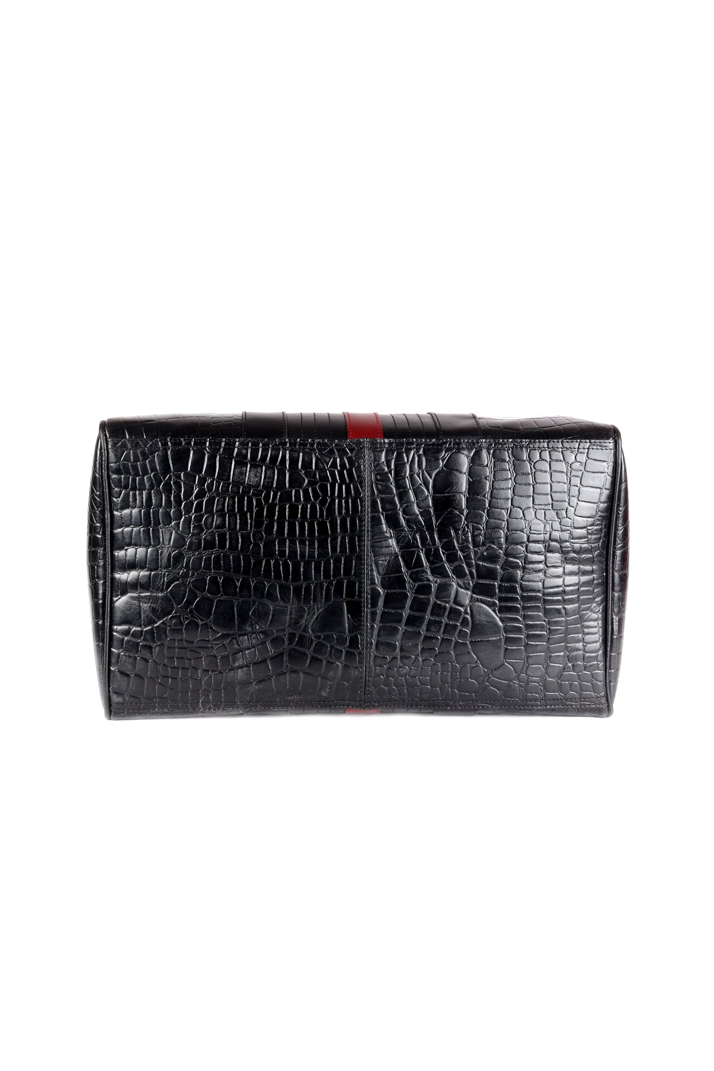 CrocoJet Black Duffle Bag - Chiti