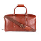 Serpentine Voyager Brown Duffle Bag - Chiti