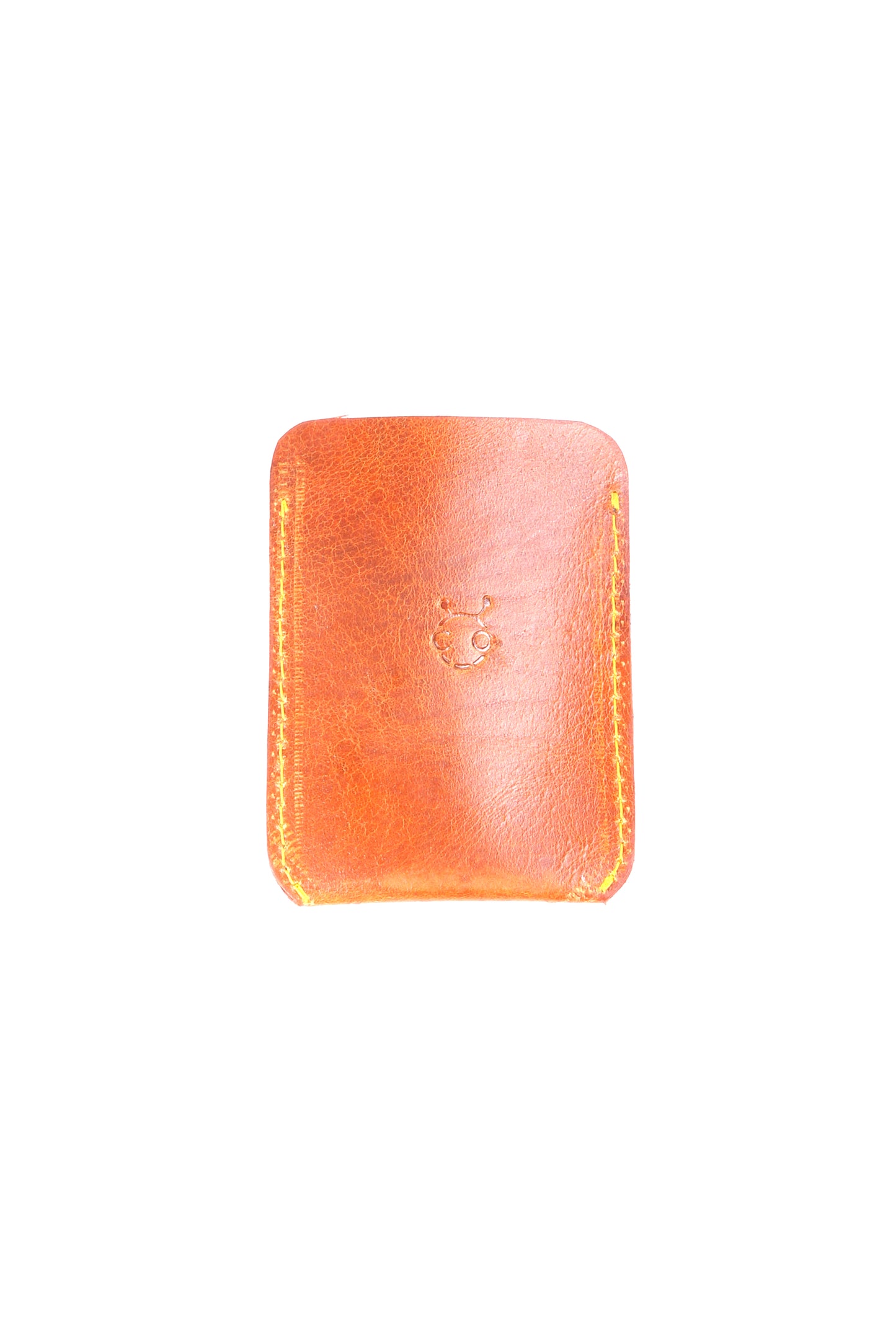 Brown Leather Card Holder - Chiti