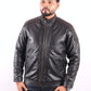 Vogue Vista Men's Black Leather Jacket