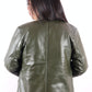 Ember Enigma Olive Green Leather Jacket