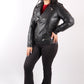 Midnight Racer Femme Black Leather Jacket